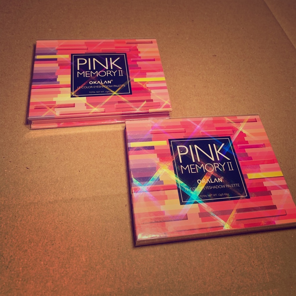 OKALAN pink memory 2 eyeshadow palette